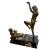Wonderful bronze Art Deco sculpture depicting a nude Egyptian dancer wearing a skimpy bottom finely decorated with...
