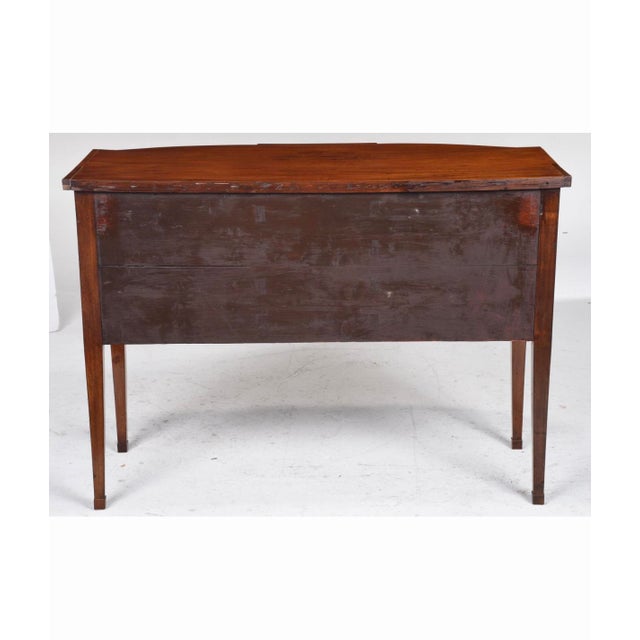 Campaign 19th Century English Inlaid Sideboard Hepplewhite Mahogany For Sale - Image 3 of 6