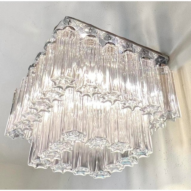 Vintage Ceiling Lamp from Glashütte Limburg, 1960s For Sale - Image 4 of 7