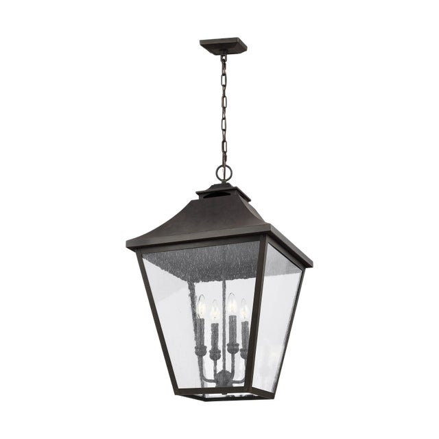 Traditional Sean Lavin by Visual Comfort Studio Galena Large Pendant, Sable For Sale - Image 3 of 4