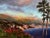 Original Fine Art Painting - Laguna Moonlight Sparkle For Sale