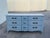 This is a solid built French provincial dresser with dovetail joints This dresser is newly lacquered in high gloss blue...