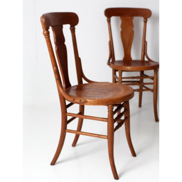 Antique Victorian Bentwood Dining Chairs Set of 6 For Sale - Image 12 of 15