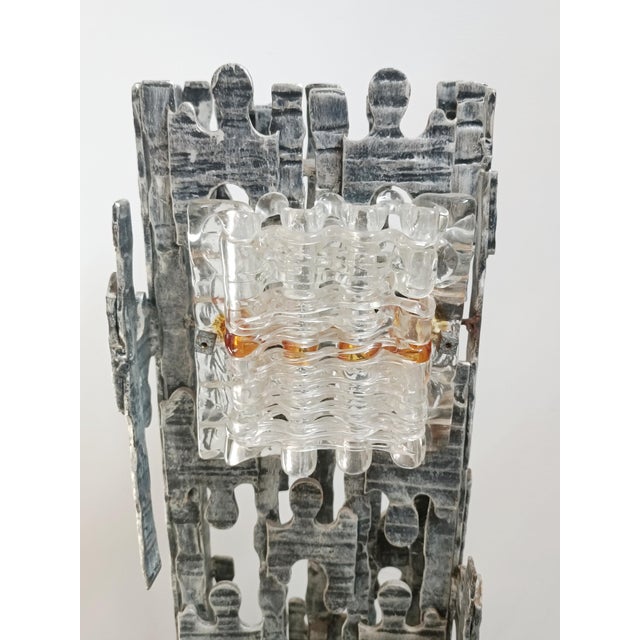 1970s Brutalist Floor Lamp attributed to Albano Poli for Poliarte, 1970s For Sale - Image 5 of 14