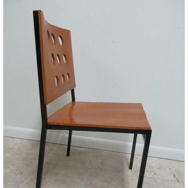 1990s Michael Graves Design Kron Prototype Stack Concept Side Chair Round Pilon A For Sale - Image 11 of 11