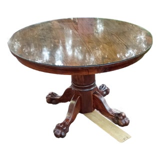 1890 Tiger Claws Round Table For Sale