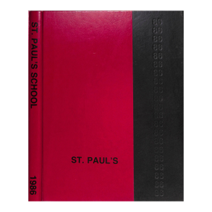 St Paul's School Concord, Nh 1986 Yearbook