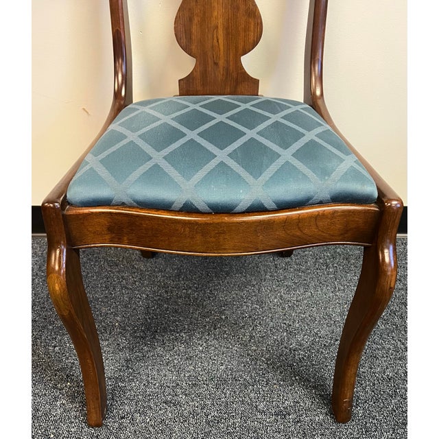 1980s Pennsylvania House Cherry Empire Style Dining Chairs - Set of Four For Sale - Image 5 of 11