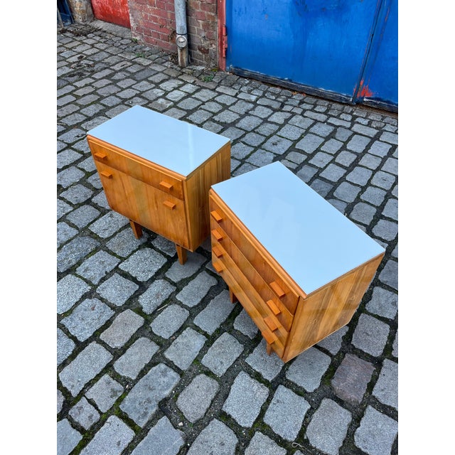 Bedside Tables by František Mezulánik for Nový Domov, Set of 2 For Sale - Image 4 of 11