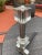 1930s Hollywood Regency Crystal & Chrome "H" Fireplace Andirons- a Pair For Sale In Los Angeles - Image 6 of 7