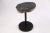 The top of this modern accent side table is made of one slice of organic petrified wood, hand polished to show its...