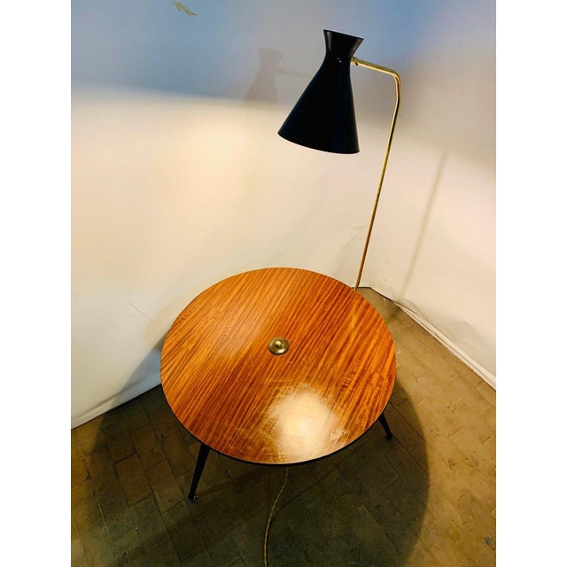 Vintage Italian Coffee Table with Integrated Lamp, 1960s For Sale - Image 6 of 8