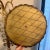 Hollywood Regency Large Vintage Florentine Round Gold and White Checkerboard Wooden Tray For Sale - Image 3 of 9