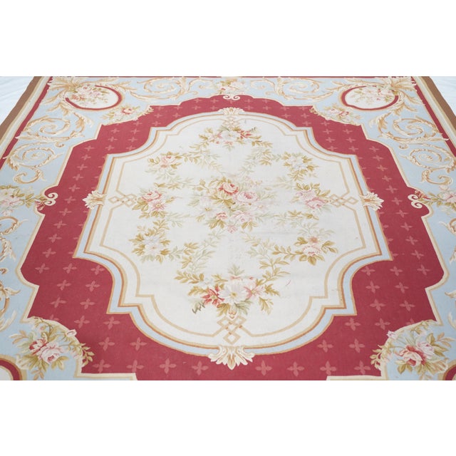Early 21st Century Aubusson Rug 8'0'' X 10'0'' For Sale - Image 5 of 11