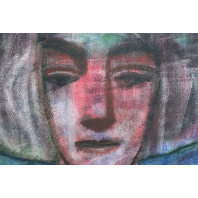 Portrait. Watercolor on paper, 42x37 cm dzidra ezergaile (1926-2013) born in riga. School years alternate with summer work...