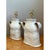 Ceramic Vintage Biomorphic Double Handled Studio Pottery Lamps - a Pair For Sale - Image 7 of 12