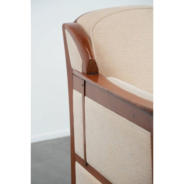 Art Nouveau Lounge Chair with Wooden Frame by Schuitema For Sale - Image 12 of 15
