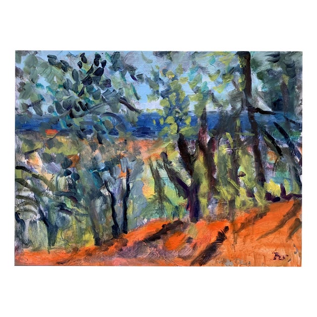 Barbara Schauß, Summer in the South, Oil on Canvas For Sale