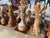 Vintage Mexican Banded Onyx & White Calcite Hand-Carved Chess Set, 1960s–70s For Sale - Image 4 of 18