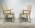 1980s Karl Springer Goatskin JMF Captains Arm Chairs For Sale - Image 11 of 13