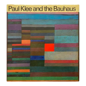 " Paul Klee and the Bauhaus " Vintage 1973 1st Edtn Lithograph Print Hardcover Mid Century Modernist Art Book