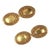 Vintage Oval 14k Yellow Gold Cuff Links - 2 Pieces For Sale