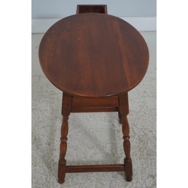 Bob Timberlake Cherry Oval Tavern Side Table For Sale - Image 14 of 16
