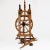 Antique Majestic Spinning Wheel in Ebony Wood For Sale - Image 4 of 13