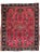 Antique Lamb Wool Artistic Botanical Mat Rug 1.11 x 2.2 For Sale - Image 9 of 9