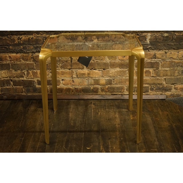 A Luxe Lotus side table from Baker Furniture. It was part of the Baker Luxe collection which was discontinued in late...