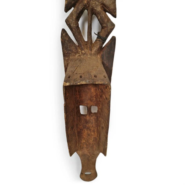 Vintage Tall Dogon African Sirige Mask Mali For Sale - Image 11 of 13