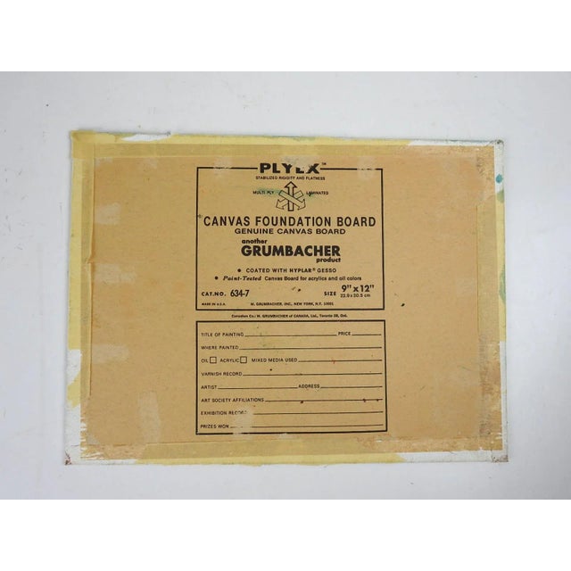 Vintage Judson Reynolds Briggs Two Women in Blue Painting For Sale - Image 4 of 5