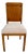 Dutch Art Deco Chair with Upholstered Seat For Sale