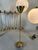 Art Deco Hanging Lamp in Opaline and Brass For Sale - Image 6 of 15