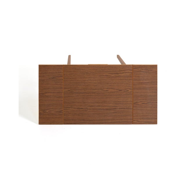 Brown Extendable Beech Dining Table with Laminate Top, Sweden, 1950s For Sale - Image 8 of 10