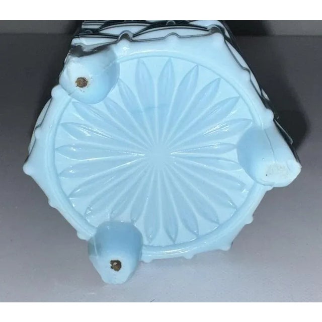 Late 19th Century Victorian Sowerby Glass Vase For Sale - Image 4 of 6