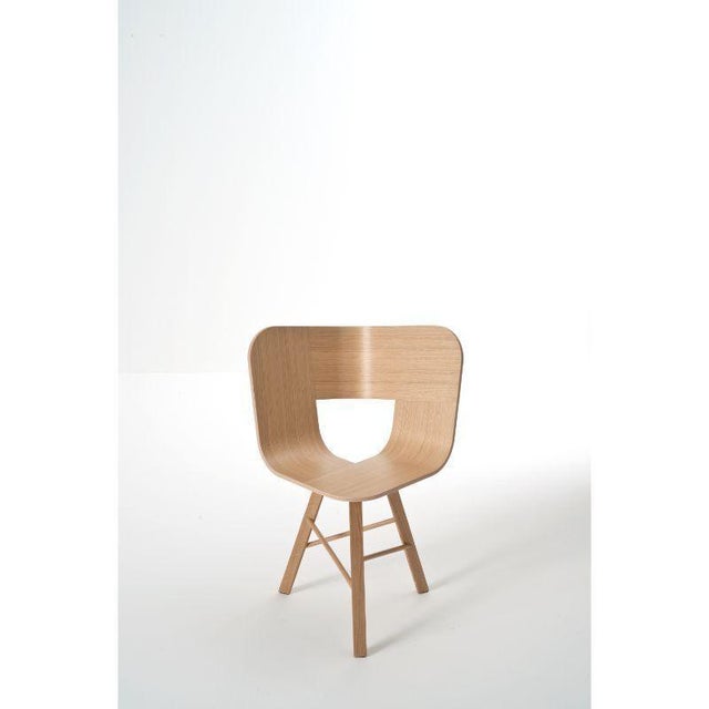 Contemporary Tria Chair in Oak by Colé Italia For Sale - Image 3 of 14