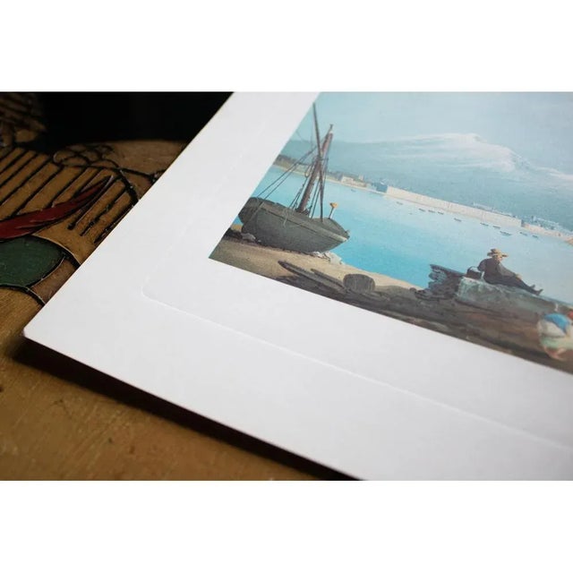 1964 "Vesuvius, Ash Eruption Seen From the Sea", First Edition Full-Color Print For Sale - Image 4 of 8