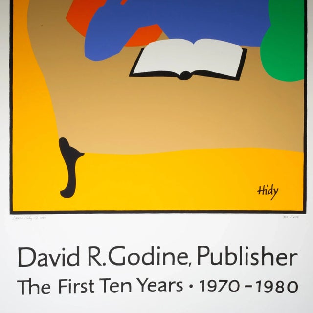 ABOUT "Carolyn Reading". An original six color silkscreen print on archival paper with permanent pigments. Signed by...