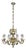 Antique French Bronze Mazarin Chandelier For Sale