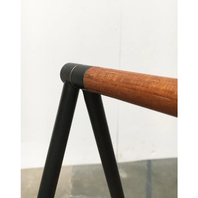 Mid-Century Teak Foldable Serving Cart For Sale - Image 6 of 18