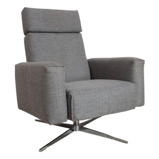 Fabric 50 Armchair in Grey with Manual Function from Rolf Benz For Sale