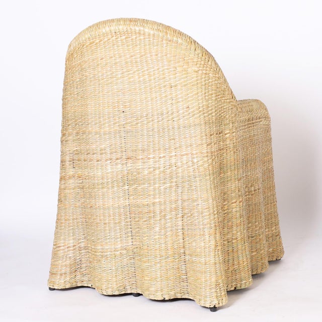 Ghost Drapery Armchair For Sale - Image 4 of 9