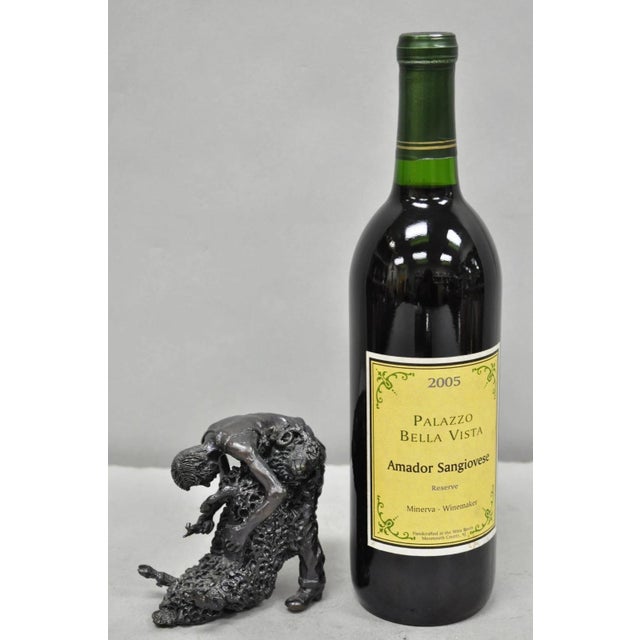 Eddie Hackman "The Shearer" Bronze Figure Limited Edition 1986 Australian Outback, Signed to Rear. Circa Late 20th...