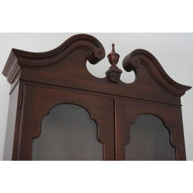 Brown Ethan Allen Georgian Court Cherry Secretary Desk For Sale - Image 8 of 18