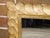 Wood Giltwood Italian 1950s Carved Petal Themed Frame Midcentury Mirror For Sale - Image 7 of 10