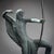 Metal Early 20th Century Art Deco Bronze Sculpture of an Archer by Michel Decoux (1837-1924), France. For Sale - Image 7 of 12