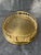 Mid-Century Modern Vintage Faux Bamboo Brass Oval Tray For Sale - Image 3 of 17
