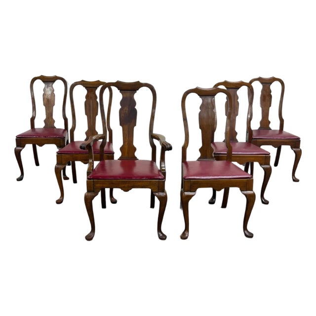 Vintage Pennsylvania House Solid Cherry Dining Chairs - Set of 6 For Sale