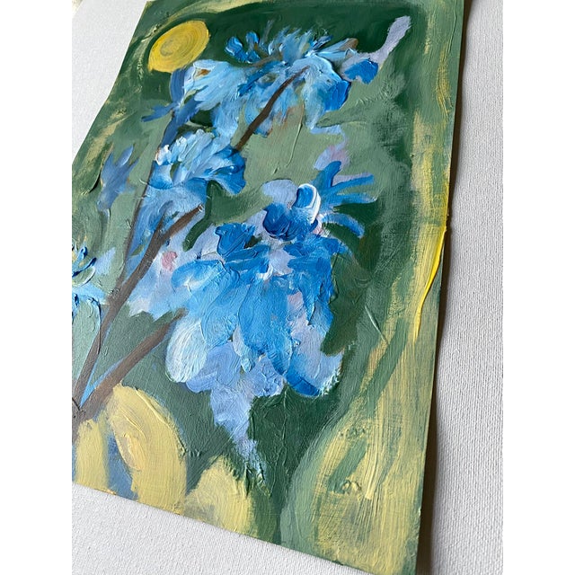 Original Work on Paper-Jardin d'Hiver-Shizico Yi-British Awarded Artist-Impasto-Oil on Paper For Sale - Image 15 of 18